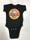 98-30 Guns and Roses Cute Funny Baby Romper Bodysuits Sizes One Piece   