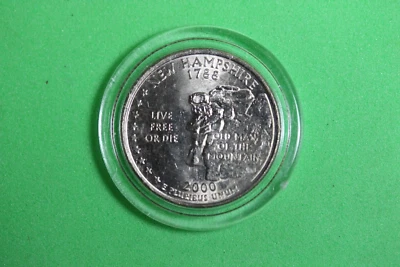 New Hampshire - 2000 -P  State Quarter P00408 - Image 1 of 2