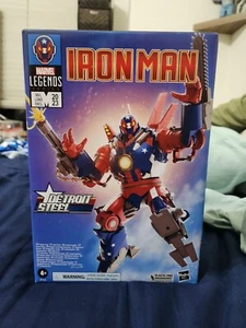 Hasbro Fans Expo 2023 Pulsecon Marvel Legends 9.2" Iron Man Detroit Steel NEW! - Picture 1 of 7