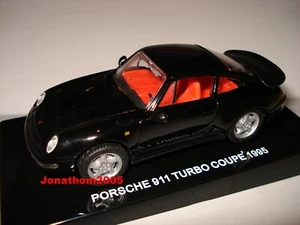 DeAGOSTINI PORSCHE 911 TURBO COUPE 1995 BLACK au 1/43 ° - Picture 1 of 2