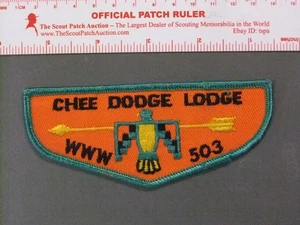 Boy Scout OA 503 Chee Dodge flap 0022PP - Picture 1 of 1