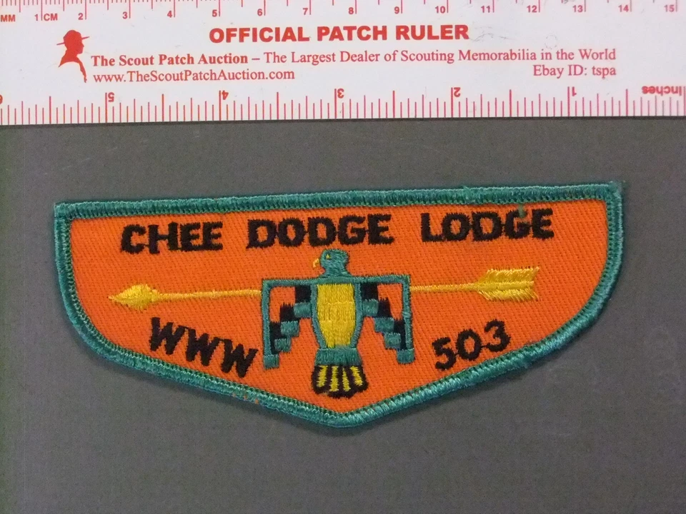 Boy Scout OA 503 Chee Dodge flap 0022PP - Image 1 of 1