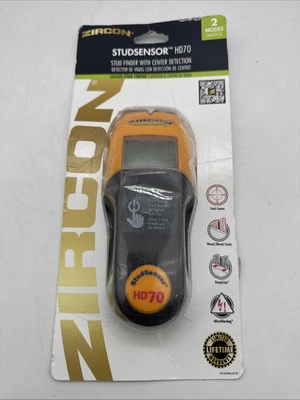 Zircon StudSensor HD70 Stud Finder LED Center Detection Wire Warning - Image 1 of 2