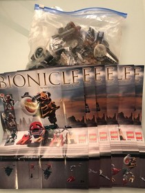 LEGO Bionicle - Matoran Metru Nui Lot 8607,8608,8609,8610,8611,8612  Complete