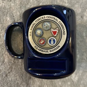 Taza de café azul naval de Bahrein de Estados Unidos - Imagen 1 de 4