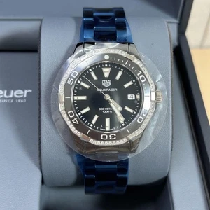 Tag Heuer Aqua Racer Women's Watch Diamond Accents Used - Picture 1 of 11