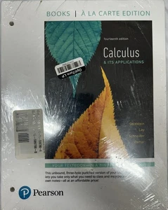 Calculus & Its Applications - For Binders, by Goldstein Larry; Lay - Brand New - Picture 1 of 2
