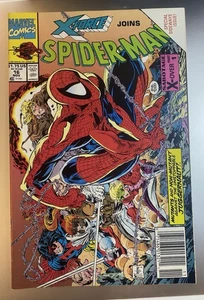 Marvel Comics X-Force joins Spider-Man #16  (Todd McFarlane Cover 1991) - Picture 1 of 3