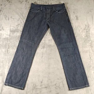 Jeans Levi’s 511 skinny nero etichetta uomo 36x30 tasca zip laterale vestibilità 34x29,5 - Foto 1 di 16