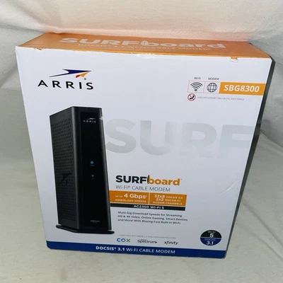 ARRIS SURFboard SBG8300 DOCSIS 3.1 Gigabit Cable Modem & AC2350 Dual Band Wi-Fi - image 1 of 3