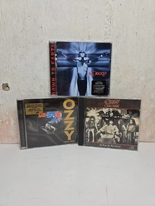 Ozzy Osbourne 3 Cd Lot Bark At The Moon No Rest For The Wicked Down To Earth - Picture 1 of 4