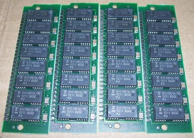 Atari 520 1040 Mega STE Computer 4 x 1MB 30 Pin Simms 70ns Fast Nibble Memory - Image 1 of 3