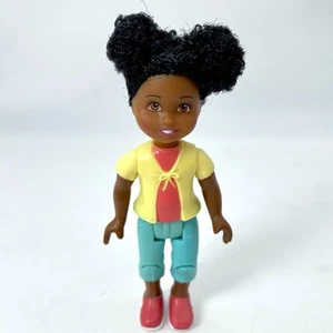 Fisher Price Loving Family Playhouse African American Girl Daughter Curls 2002 - Picture 1 of 9
