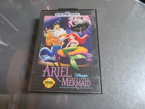 Ariel the Little Mermaid (Sega Genesis, 1992) *NO MANUAL* - Picture 1 of 6