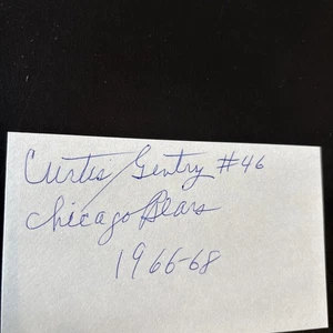 Curtis Gentry (MD-E.S.) DB, 1966 Chicago Bears, died in 2022. - Picture 1 of 2