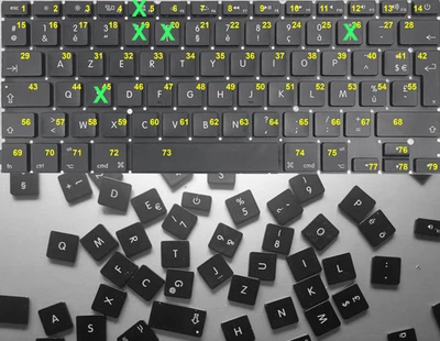 AP04 Touche Clavier MacBook Pro Unibody 13" 15" 17" A1278 A1286 A1297 2008-2012 - Bild 1 von 3