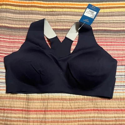 Sujetador deportivo Brooks Run Dare Crossback azul marino 40C/D para mujer nuevo sin etiquetas Foto 1 de 4