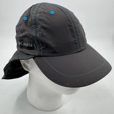 Columbia Omni-Sombra Sombrero para el Sol Juvenil Gris Azul Exterior Senderismo Ajustable Foto 1 de 4