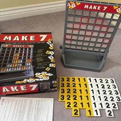 IMMACULATE! Pressman Make 7 Tile Game - Complete - Vintage Board Game Christmas - Image 1 of 4