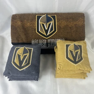 NHL Las Vegas Golden Knights VGK Corn Hole Sitzsäcke mit Rucksack Tragetasche - Bild 1 von 8