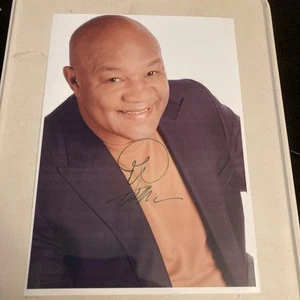 george foreman signed Bild  - Bild 1 von 2