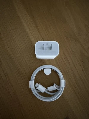 Genuine Apple 20W Power Adapter and USB-C Woven Charge & Data Cable - Image 1 of 4