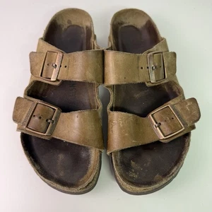 Birkenstock Arizona Damen Sandalen braun geöltes Leder Größe 39 - Bild 1 von 6