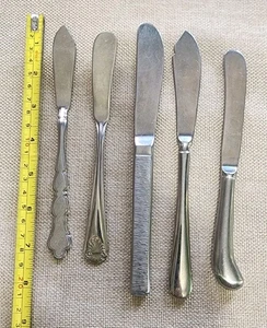 KONVOLUT 5 VERSCHIEDENE VINTAGE EDELSTAHL MASTER BUTTER - STREUMESSER 🧈 - Bild 1 von 10