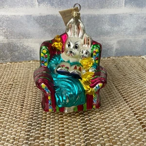 Vtg 1998 "Bedtime Stories" Christopher Radko Glass blown Ornament Hand painted   - Picture 1 of 16