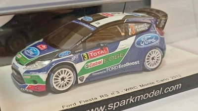 SPARK 1/43 Ford Fiesta RS #3 WRC Monte Carlo 2012 Rally Car Model - Image 1 of 4