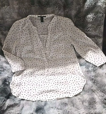Forever 21 Women's Button-up Blouse - Size Small - Image 1 of 4