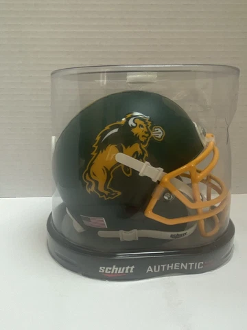 NORTH DAKOTA STATE BISON SCHUTT NCAA AUTHENTIC MINI FOOTBALL HELMET Cover
