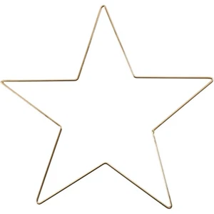 Large 30cm Metal Star to Decorate Gold Coloured Christmas Wedding Crafts DIY - Picture 1 of 1