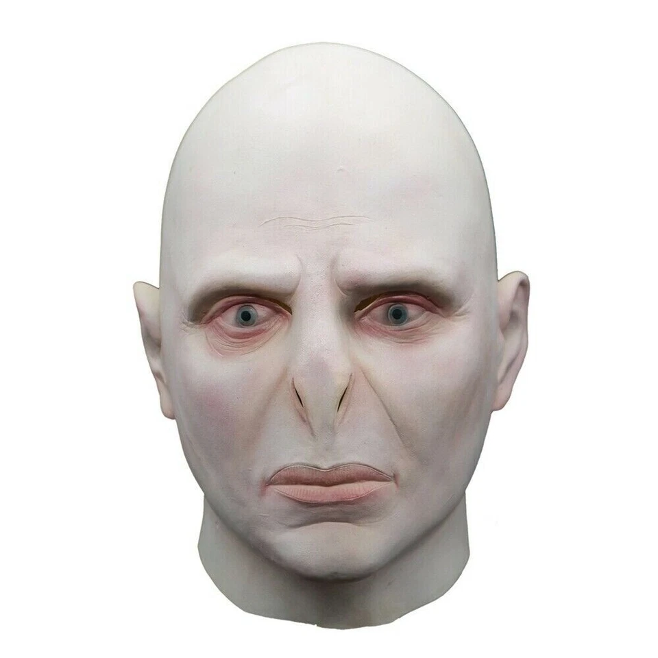 Harry Potter Voldemort Mask Deluxe Latex Full Head Halloween Lord Voldemort Mask - Image 1 of 2
