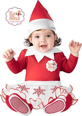 Disfraz de Elfo en el Estante Niño Infante Bebé Niñas NUEVO  Foto 1 de 2