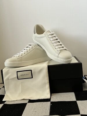 ZAPATILLAS GUCCI NUEVAS CON LOGO ACE EE. UU. Talla 8,5 Foto 1 de 4