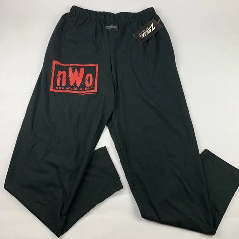 VTG 90s Zubaz NWO New World Order WCW Wrestling Pants Joggers XL X-Large NWT Cover
