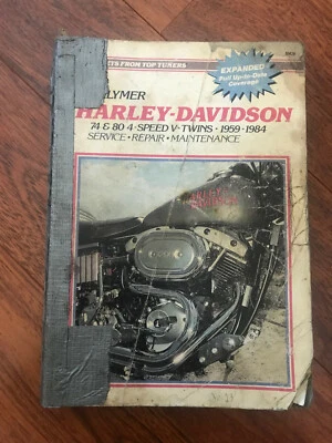 Harley-Davidson Clymer 74 y 80 4 velocidades V-Twins 1959-1984 versión manual ampliada Foto 1 de 4