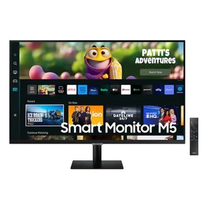 Samsung 32” M50C FHD Smart Monitor with Streaming TV - Black - Picture 1 of 7
