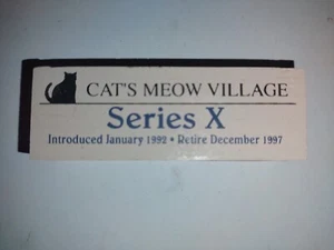 Cat's Meow Village Bed And Breakfast Series Display Sign Wooden - Picture 1 of 2