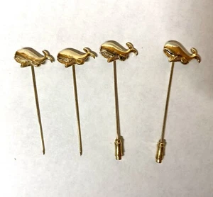 Vintage goldfarbene Stecknadel/Hut/Anstecknadel 18 Stück - Walform Pin - maritim - Bild 1 von 4