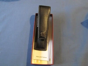 S.T. DUPONT PORTA PENNE IN PELLE NERA (76) - Picture 1 of 2