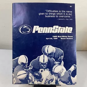 Penn State 1989 Blue-White Game April 22 1989 Program (SIGNED) - Picture 1 of 12