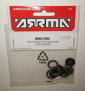 ARRMA Diff Shim Set (Fits 29mm Diff Case) (3 Diffs) #ARA311094 NIP - Picture 1 of 1
