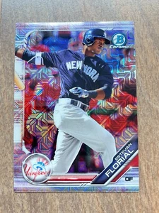 2019 Bowman Chrome Prospects - Mega Box Mojo Refractor #BCP-74 - Estevan Florial - Bild 1 von 2