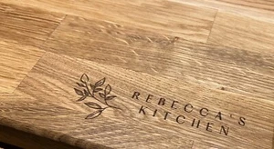 Chopping Board- Butchers Block- Platter- Solid Wood- Oak- Walnut - Personalised - Picture 1 of 18