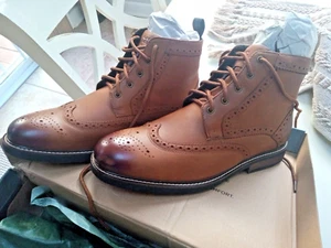 MEN'S, 10.5 Wide, Nunn Bush Odell *CrazyHorse* LEATHER Chukka Ankle Boots. NICE! - Picture 1 of 14