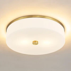 Unterputz Deckenleuchte Leuchte Modern Gebürstet Gold Badezimmer Deckenleuchte... - Bild 1 von 9