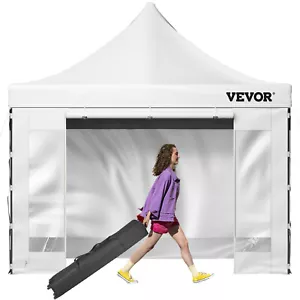 VEVOR Tonnelle Étanche Tente Pop-up Jardin Pavillon 3x3 m Parois Latérales Blanc - Bild 1 von 12