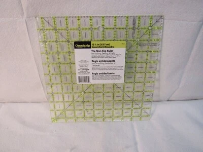 Omnigrip 10-1/2" Square Non-Slip Ruler - Image 1 of 3